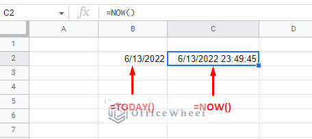 today and now functions in action